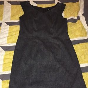 Size 14 mossimo gray cap sleeve dress